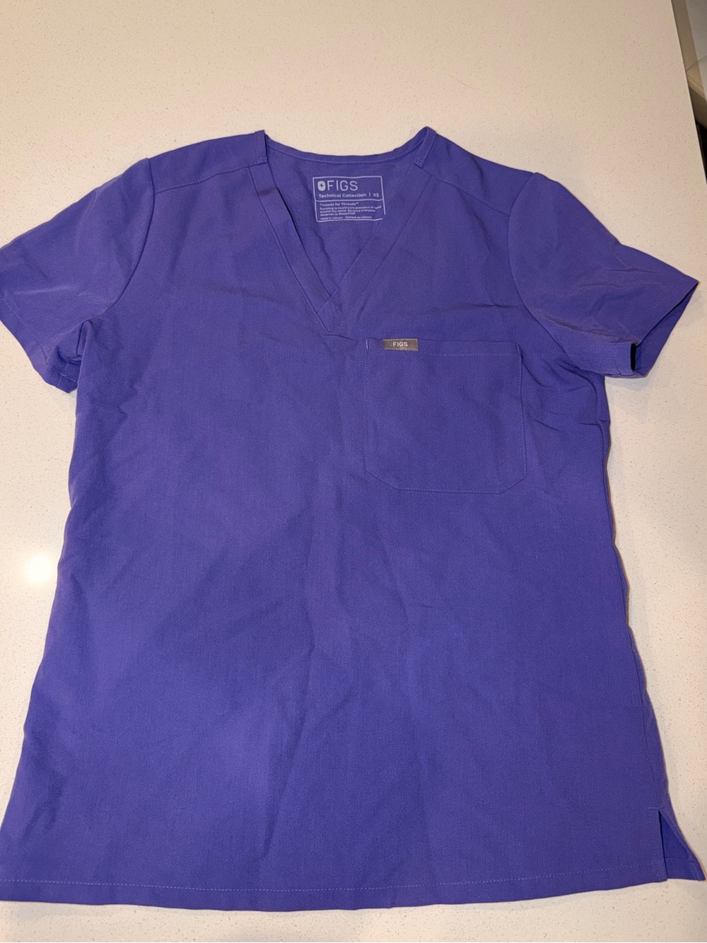 Figs Amethyst Catrina Scrub Top